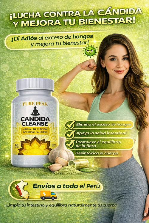 Candida Cleanse Pure Peak | Limpieza Intestinal Natural y Apoyo Digestivo