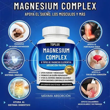 90 CAPSULAS SUPLEMENTO COMPLEJO DE MAGNE