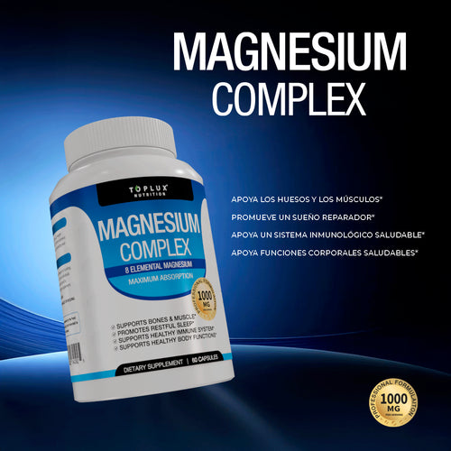 90 CAPSULAS SUPLEMENTO COMPLEJO DE MAGNE